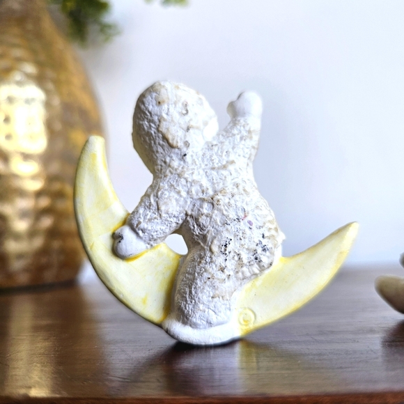 Rare Original Vintage Glitter Snow Babies Ornament Figures Set of 8 - Picture 13 of 15